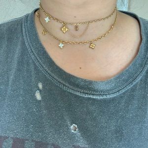 Authentic Louis Vuitton bloom collar necklace